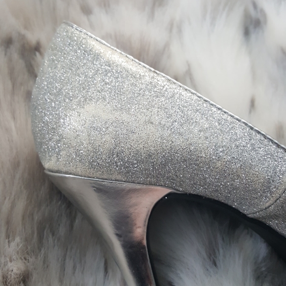 Silver glitter heels - Picture 7 of 7